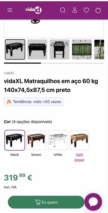 Mesa de matraquilhos