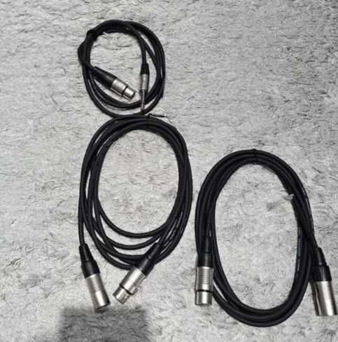 Conjunto Cabos XLR M/F e Jack 6,35