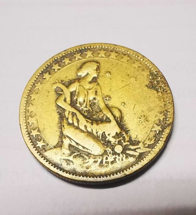 3 moedas muito antigas Rússia, Itália,  Brasil