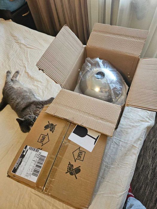 Підвісний світильник. PH-64301 25 см, Срібло