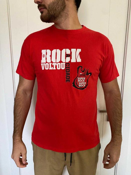 T-Shirt SUPER BOCK SUPER ROCK 2015 Fruit of the Loom