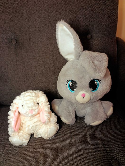 Кролики, зайчики м'які іграшки