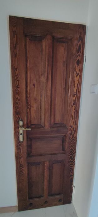 Drzwi wewnętrzne z litego drewna - 3szt.