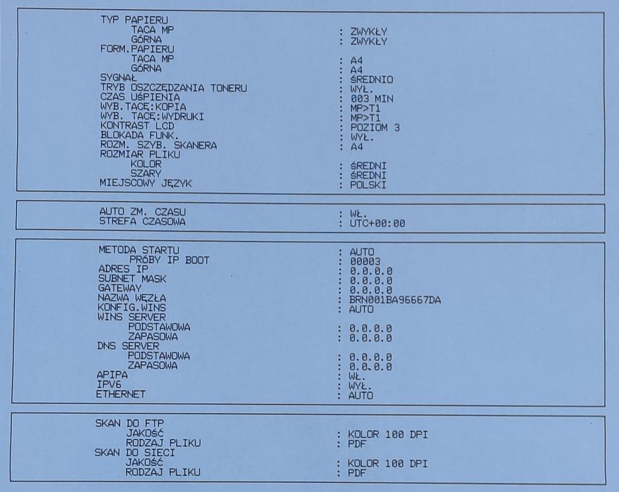 KOLOR drukarka wielofunkcyjna laser BROTHER MFC 9460 CDN ksero DUPLEX