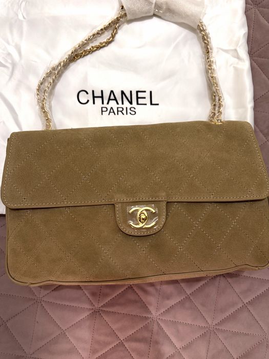 Сумка CHANEL Max flip замшева