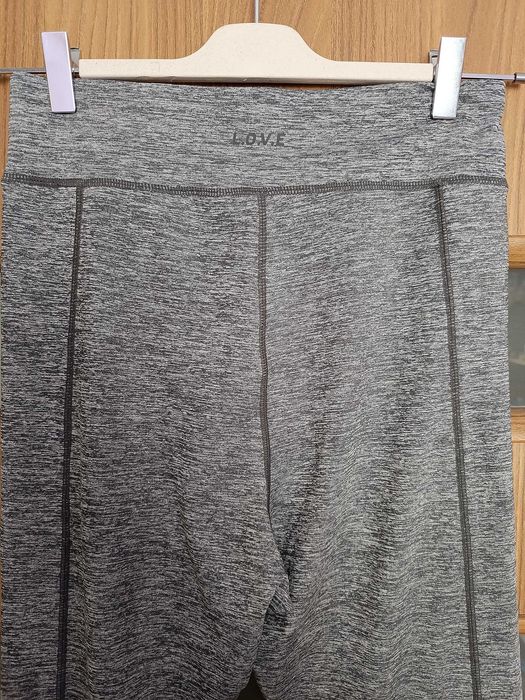 Legginsy damskie kolor jasny szary firma H&M rozmiar M