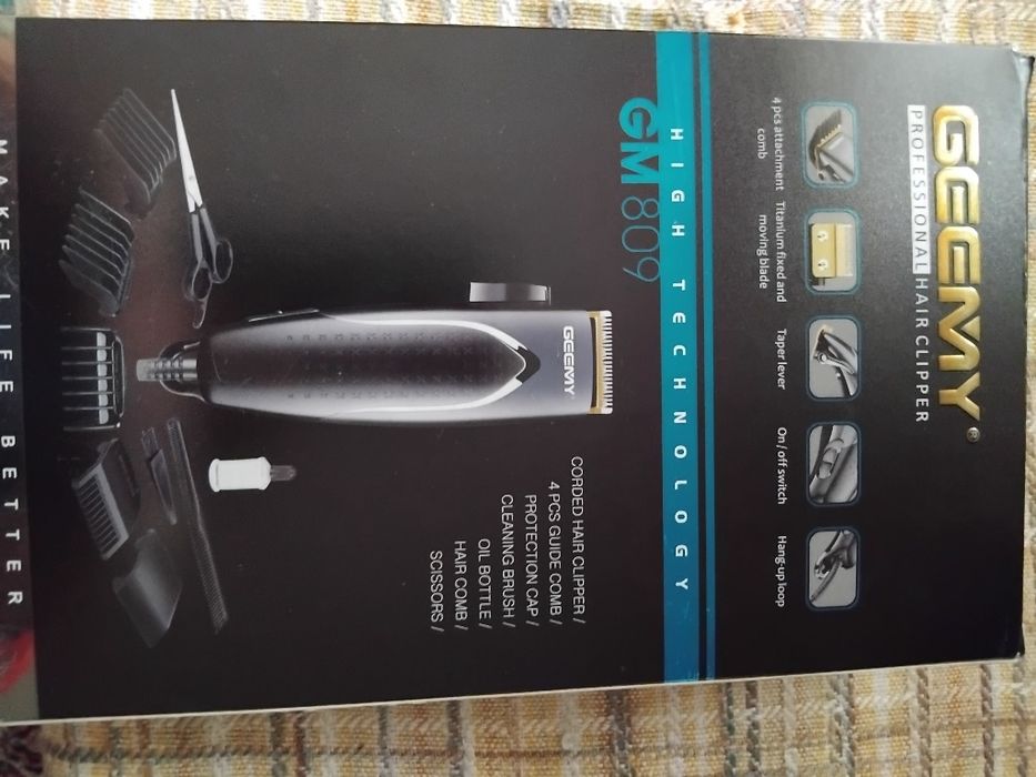 машинки для стрижки волосся   Grunhelm GHC930 Професійна машинка Geemy