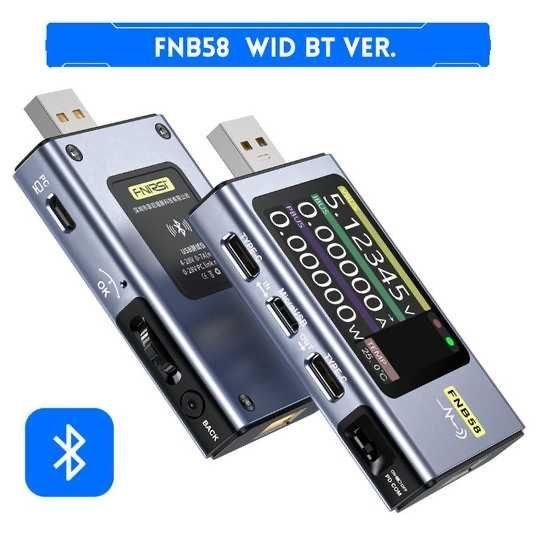 USB тестер Fnirsi FNB58 bluetooth