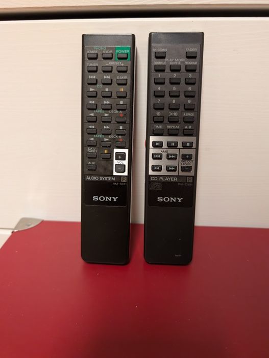 Zestaw Sony, F419R, ST-S370 RDS, CDP-591, piloty, stan bdb