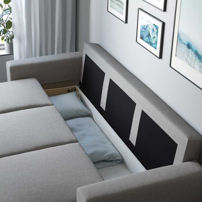 Sofa 3-osobowa Ikea BÅRSLÖV rozkładana, Tibbleby Barslov nowa