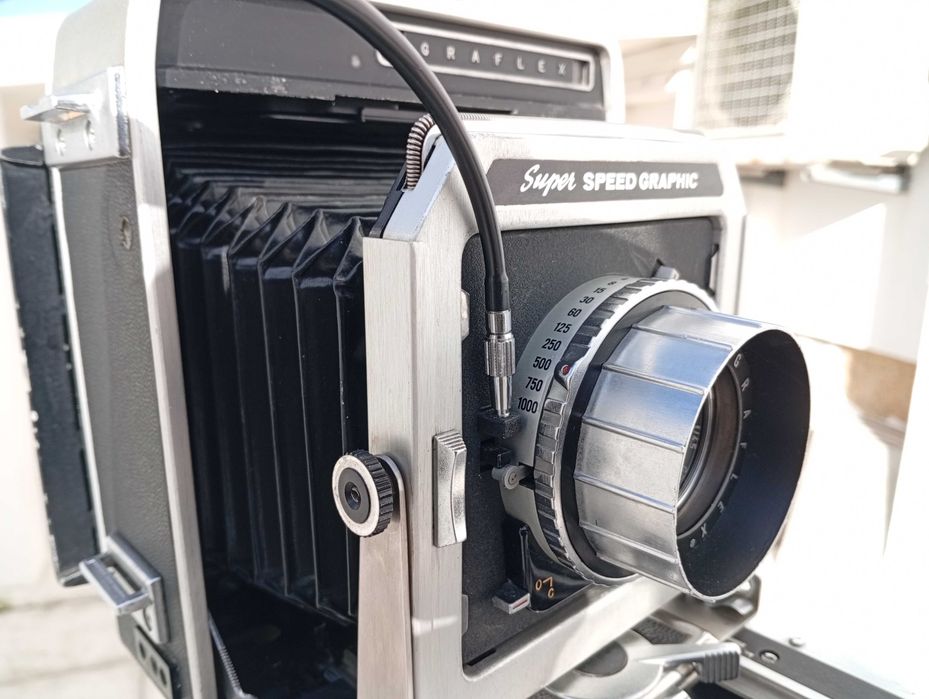 Graflex Super Speed Graphic 4x5 with Manfrotto Tripod64284290779522121