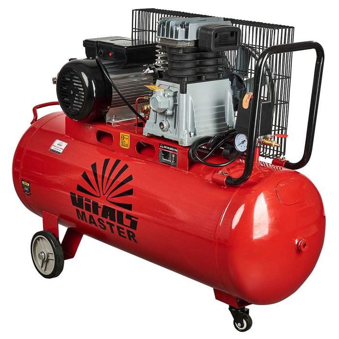 Компрессор воздушный Vitals Master GK100.j652-10a/2хци/10А/рядный/100л