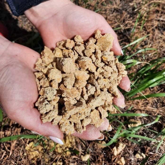 Соєва макуха (жмих) 30кг в мішках!