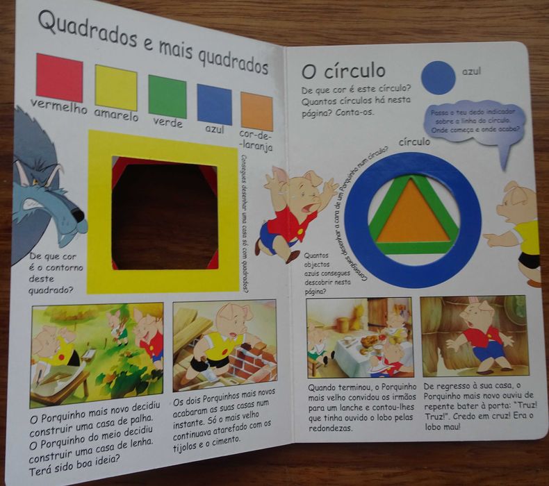 Descobrindo As Formas e As Cores Com Os Três Porquinhos