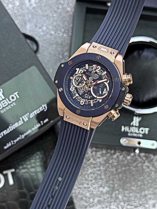 Годинник Hublot Big Bang Unico King Gold Blue