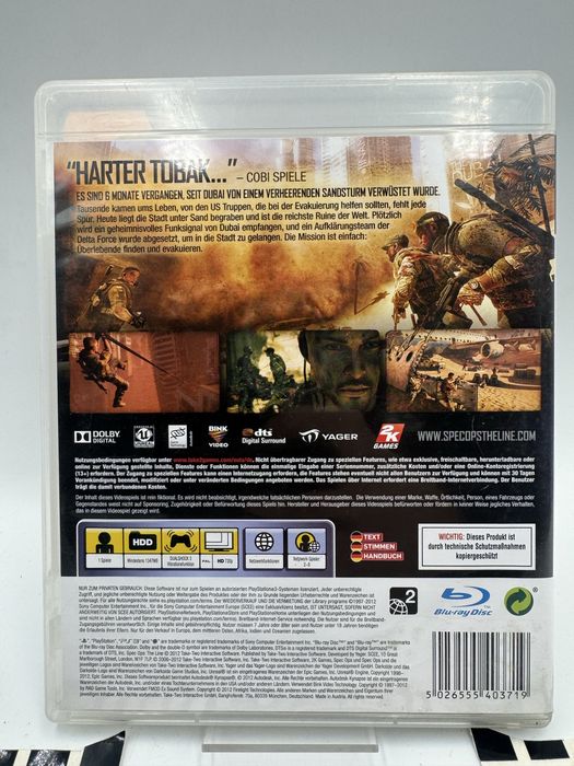 Spec Ops The Line Ps3 Gwarancja