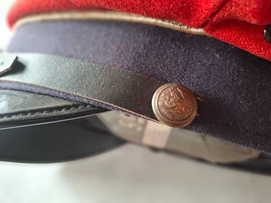 Czapka zawiadowcy z PKP