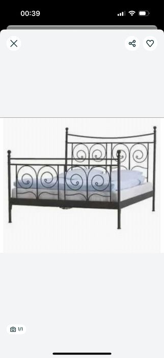 cama de casal ferro Ikea