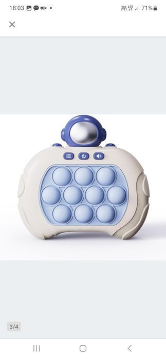 GRA POPIT Elektroniczny Pop It Elektroniczne Elektryczne Gra Zręcznośc