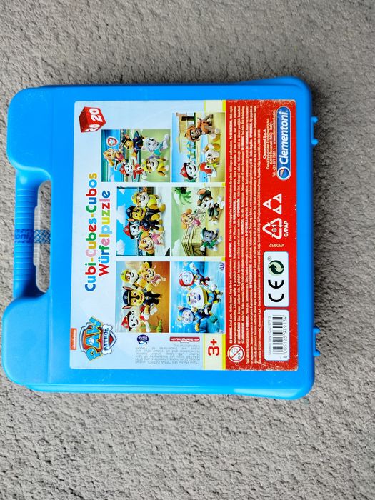 Klocki, puzzle Psi Patrol w walizce