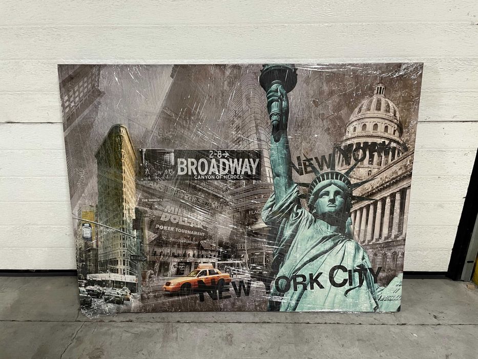 Poster impresso em tela New York (110x80)