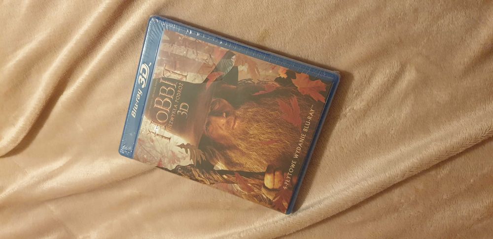 Hobbit bluray 3d FOLIA NOWA film blu ray 3 d 4plyty niezwykla podroz