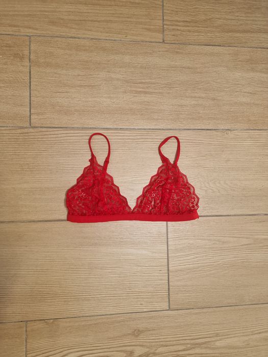 Soutien / Bralette de Renda Vermelha