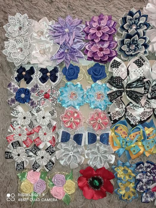 Заколки, резинки, обручі, пов'язки ручна робота