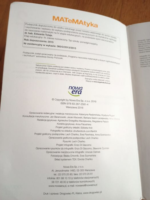 Matematyka 2 zakres roszerzony