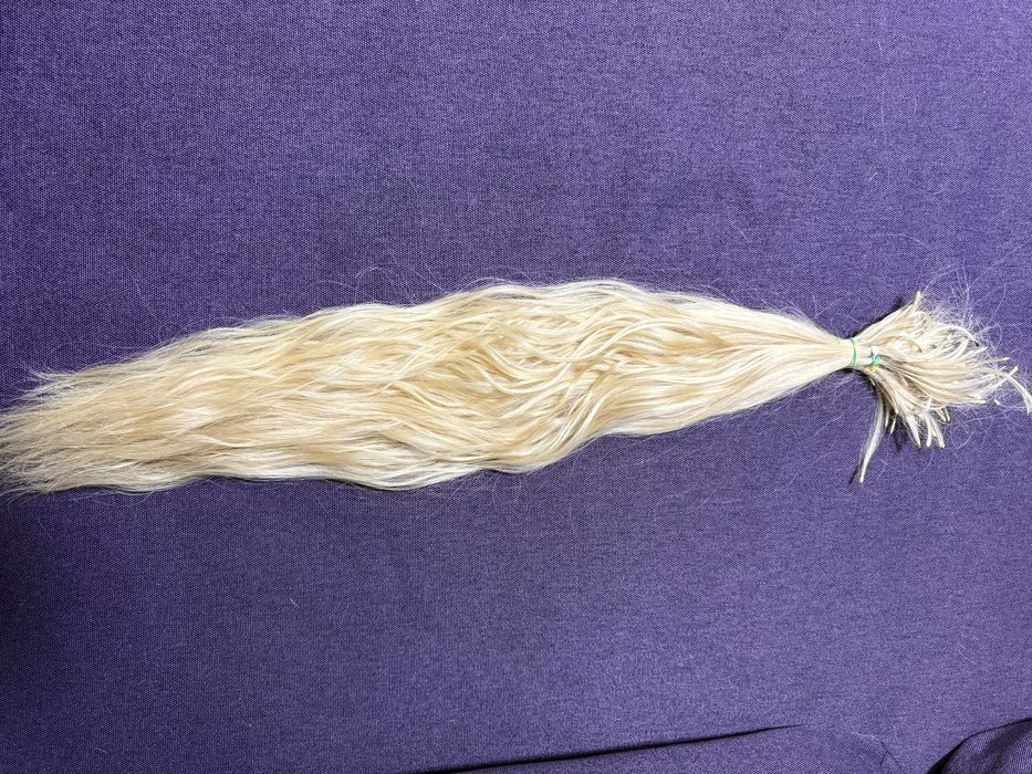 Волосся для нарощування ідеально гладке блонд 70 см 110 грам