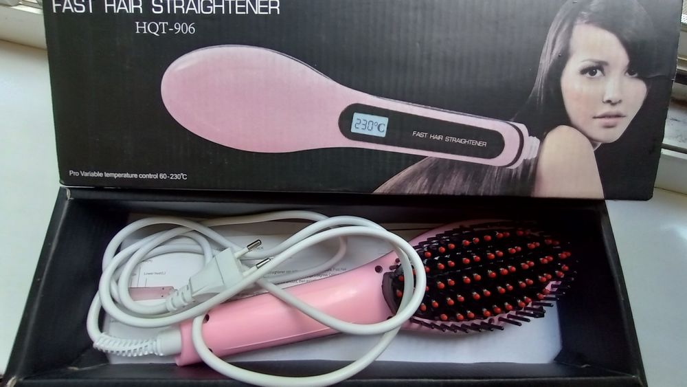 Расческа выпрямитель для вьющихся волос