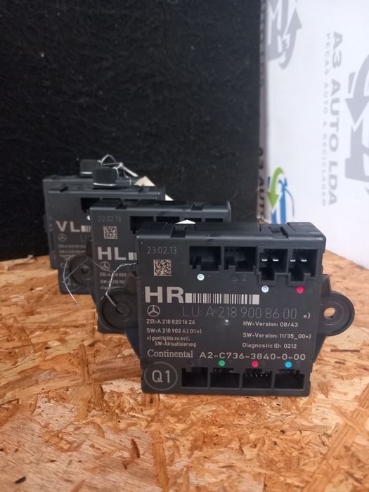 Módulo eletrónico porta Mercedes Classe E W212