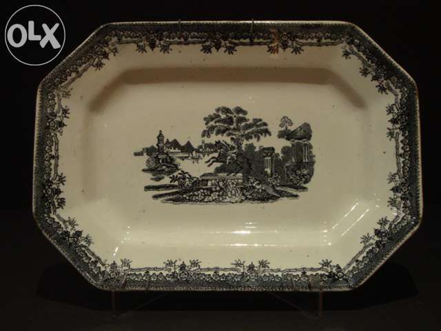 Portuguese Tin-glazed Ceramic Tile - Corticeira - Porto