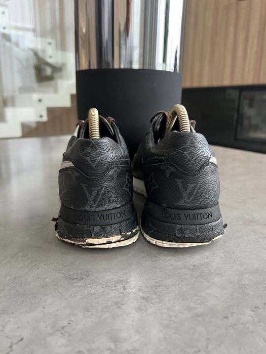 louis vuitton black white brown triple monogram run away