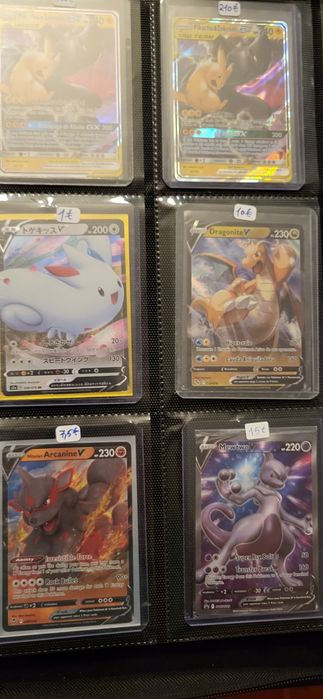 Cartas Pokemon Raras e Originais V