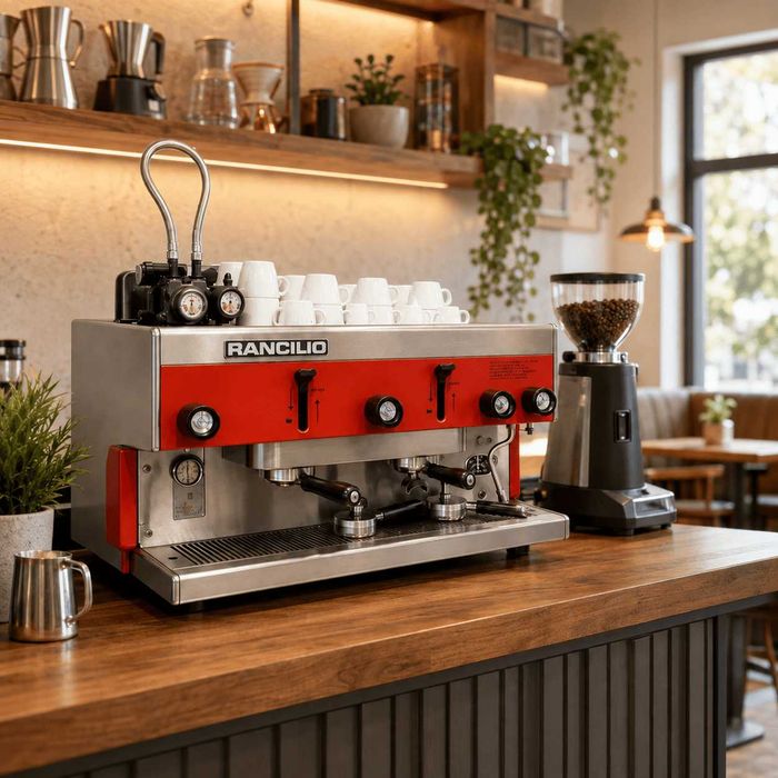 Máquina de Café Profissional Rancilio - 2 Grupos - Ocasião