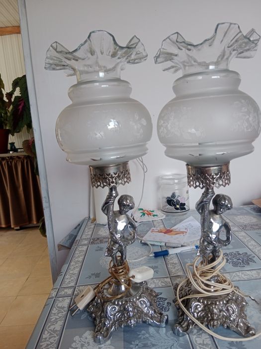 Conjunto candeeiros em