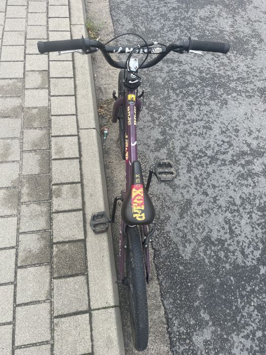 Rower BMX fiolet