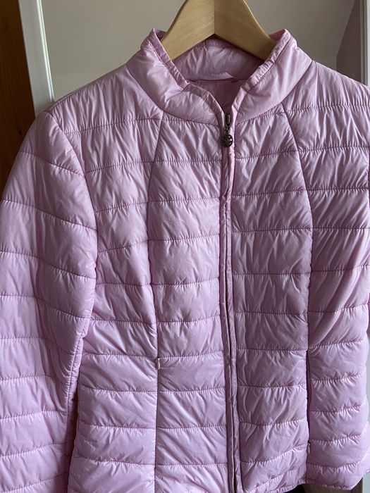 Casaco impermeável rosa tam. S