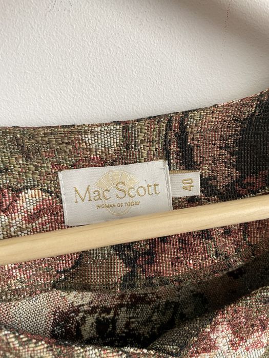 100% True Vintage żakardowy żakiet Mac Scott