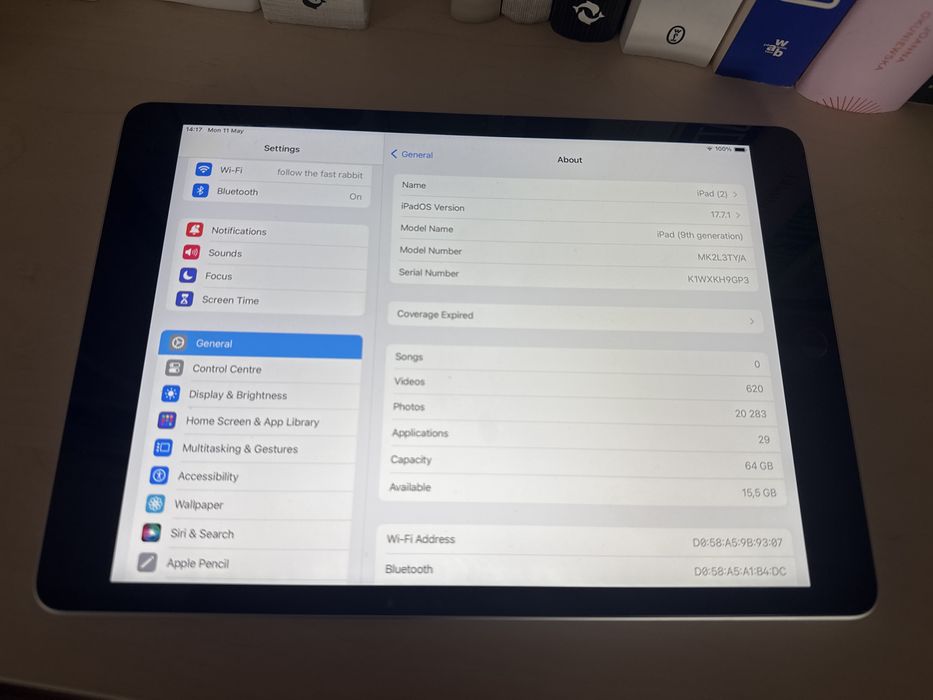iPad 9 64GB bateria 91% pudełko
