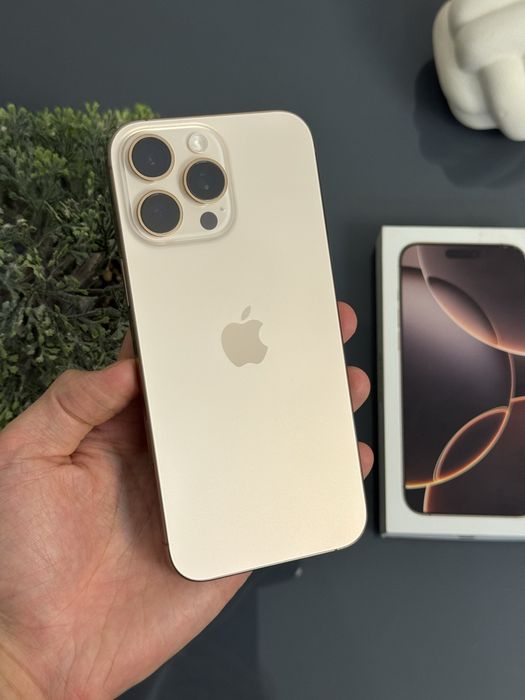 iPhone 16 Pro Max 256gb Desert Titanium Neverlock АКБ 100% Айфон Обмін