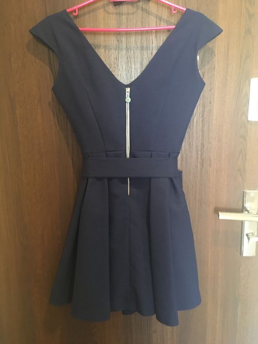 sukienka granatowa rozmiar 34