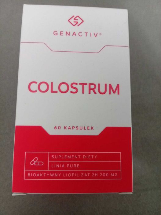 COLOSTRUM GENACTIV Colostrigen, siara krowia, jelita, ibs,