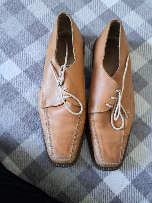 Buty skórzane męskie