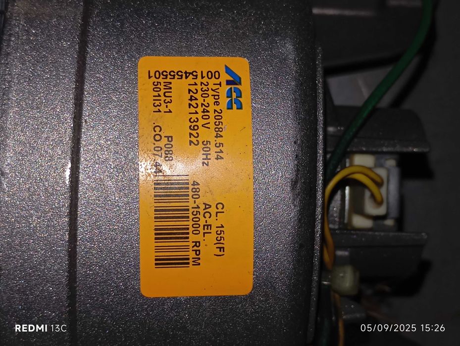 Motores máquina lavar roupa usados , funcional