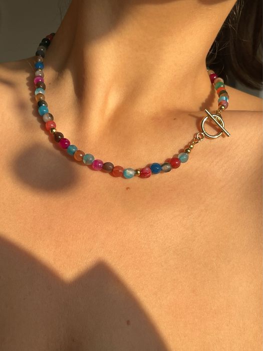 Naszyjnik handmade z kamieni naturalnych