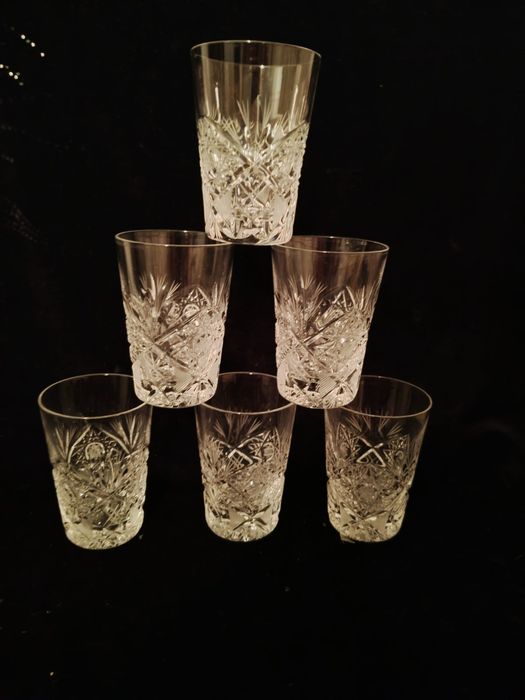 Стакани в підстаканники кришталь