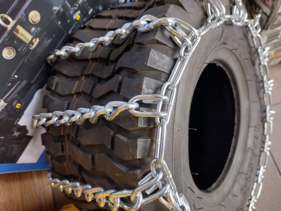 Traktorek ciagniczek kosiarka łańcuchy śniegowe na koła tył 18x9.5-8