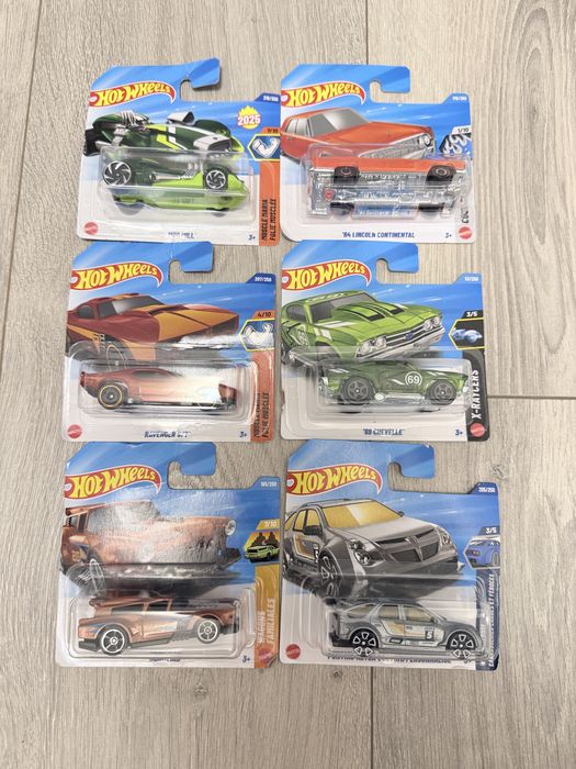Hot Wheels Мускул Кари (Muscle Cars) | 16 шт | Dodge Challenger Camaro Impala | В блістерах